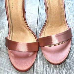 Pink Satin Heels 🎀